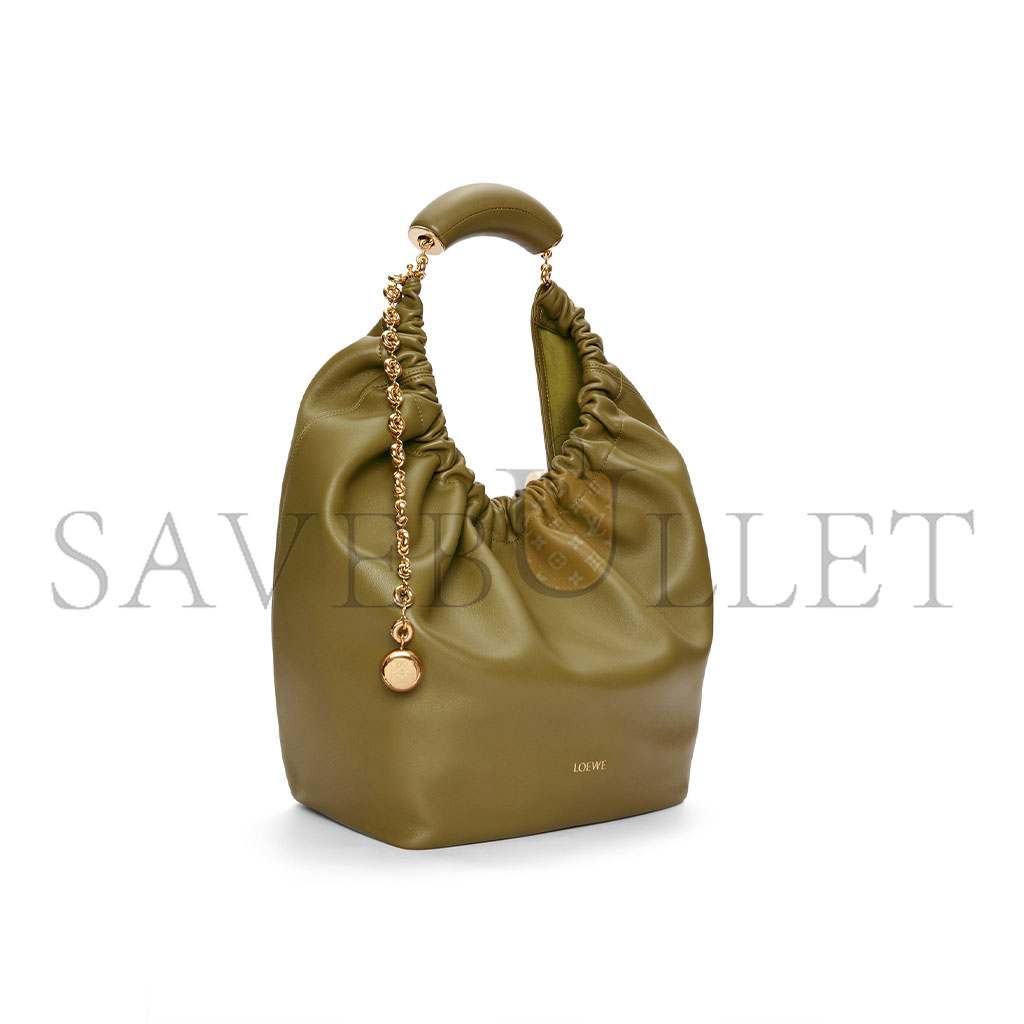 LOEWE MEDIUM SQUEEZE BAG IN MELLOW NAPPA LAMBSKIN A914Q37X01 (34*33*13.5cm)